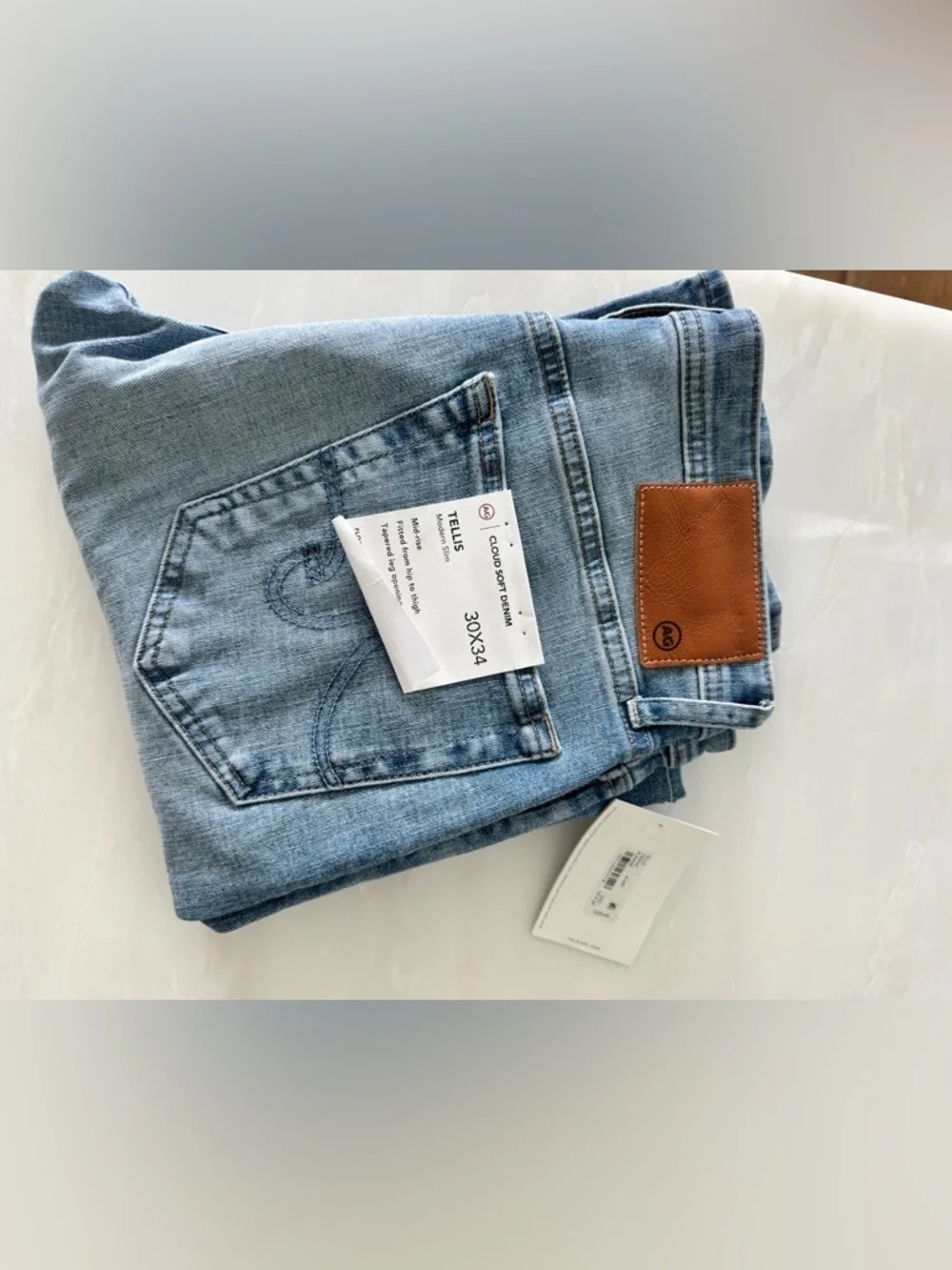 Ag Adriano Goldschmied Tellis Slim Jeans in Alamar Blue